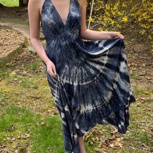 ADVANCE APPARELS bohemian chic tie dye dress